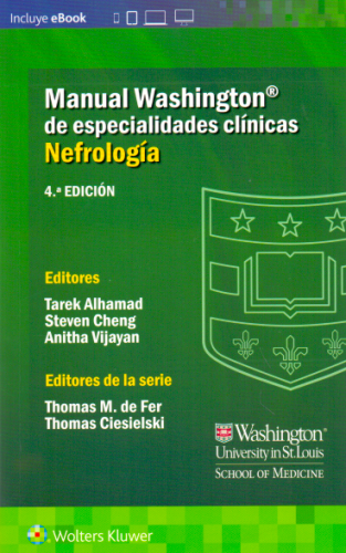 Alhamad: Manual Washington de especialidades clínicas. Nefrología 9788417949884
